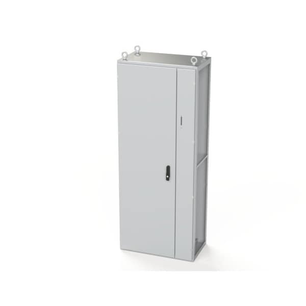 Saginaw Control & Engineering Carbon Steel Electrical Enclosures, 78.74 in H, 18 in D, 31-1/2 in W, NEMA 3R, 12, 13, Hinged - SCE-SD200805LG