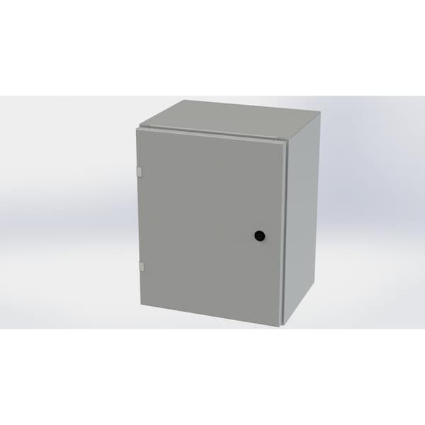 Saginaw Control & Engineering Carbon Steel Electrical Enclosures, 20 in H, 12 in D, 16 in W, NEMA 3R, 4, 12, 13, Hinged - SCE-20EL1612LP