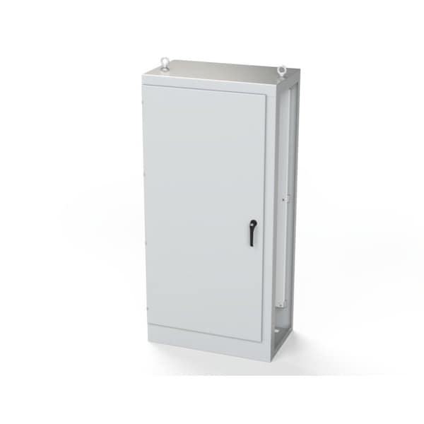 Saginaw Control & Engineering Carbon Steel Electrical Enclosures, 72 in H, 18 in D, 40 in W, NEMA 3R, 12, 13, Hinged - SCE-MOD724018G