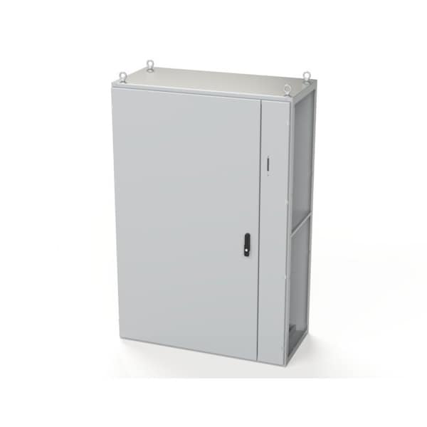 Saginaw Control & Engineering Carbon Steel Electrical Enclosures, 70.87 in H, 22 in D, 47.24 in W, NEMA 3R, 12, 13, Hinged - SCE-SD181206LG