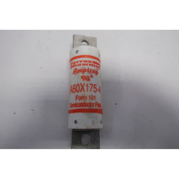 Ferraz Shawmut Semiconductor Fuse, A60X Series, 175A, Very Fast-Acting, 600V AC, Bolt-In - A60X175-4