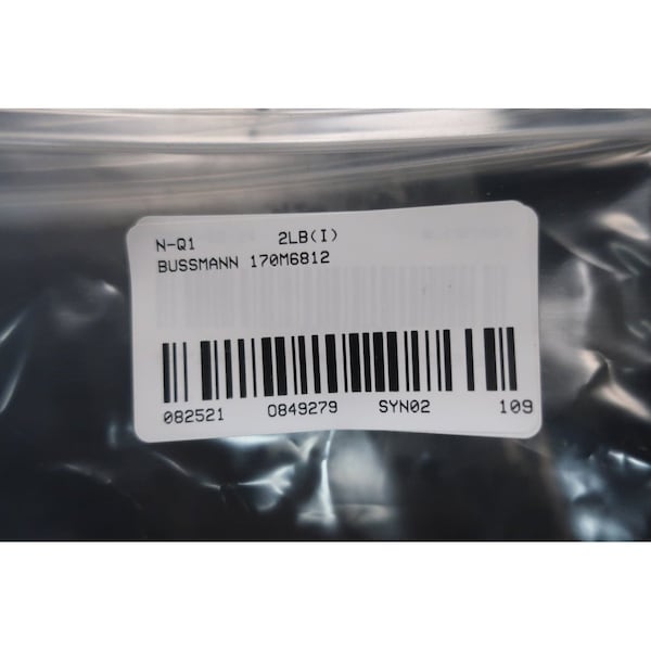 Eaton Bussmann Fuse Link, 800A, Very Fast-Acting, 690V AC, Blade - 170M6812