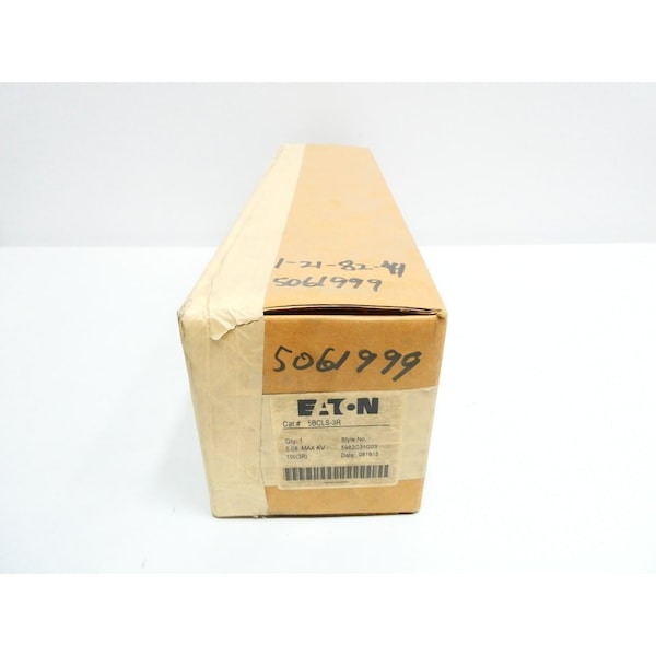 Eaton Current Limiting Fuse, CLS Series, 100A, 5080V AC, Screw-In - 5BCLS-3R