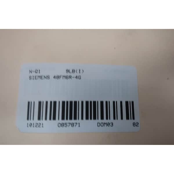 Siemens Cartridge Fuse, 6A, 4800V AC, Cylindrical - 48FM6R-4G