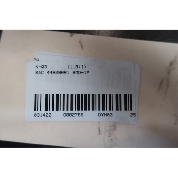S&C Cartridge Fuse, 80A, 69000V AC, Cylindrical - 446080R1 SMD-1A