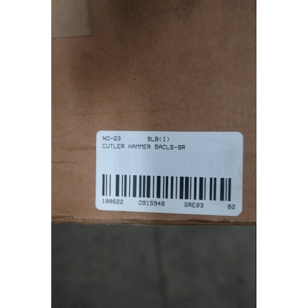 Eaton Cutler-Hammer Cartridge Fuse, ACLS Series, 200A, 5080V AC, Cylindrical - 5ACLS-9R