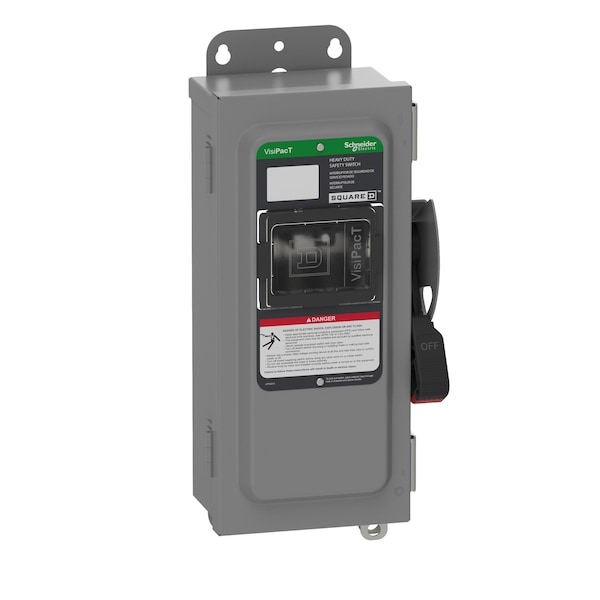 Interruptor de seguridad fusible Schneider Electric, 600V CA/CC, 3 polos - VH361AWKGL.