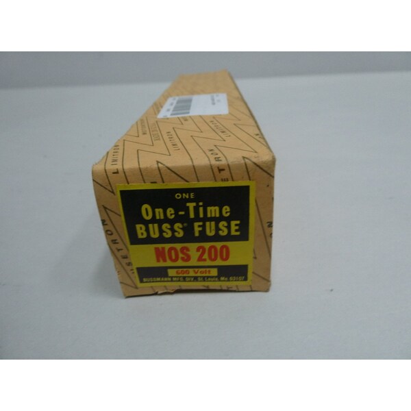Eaton Bussmann Automotive Fuse, NOS Series, 200A, Not Rated, Non-Indicating - NOS200