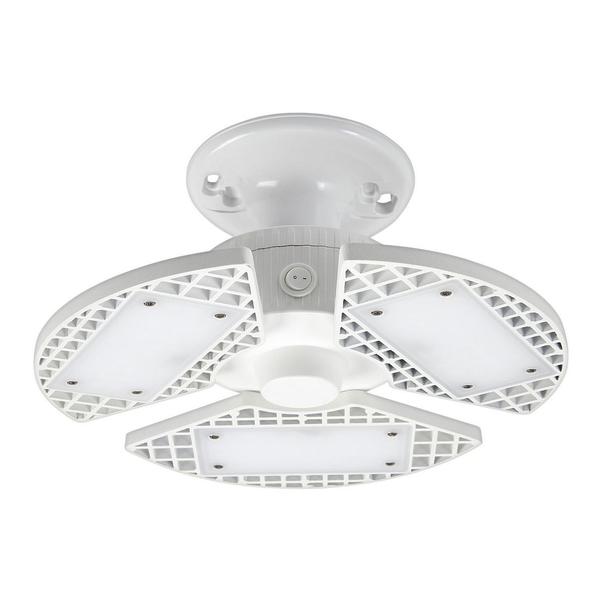 Luz de taller/garage LED Braun de 8000 lúmenes con cabeza ajustable y tornillo - 57640