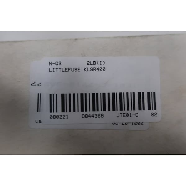 Littelfuse Automotive Fuse, KLSR Series, 400A, 300V DC, Indicating - KLSR400