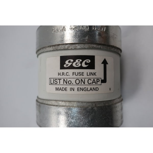 Gec Alsthom Automotive Fuse, 630A, Not Rated - S2200 MARK 2