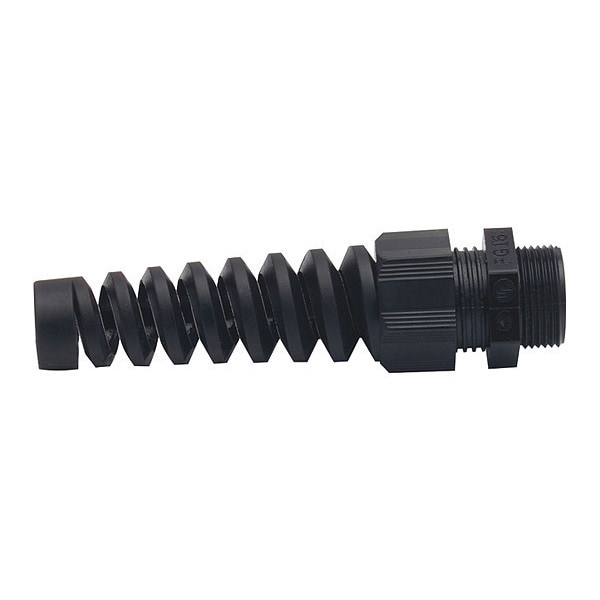 Remke Cord Grip, Spiral, Blk, .39-.56, 1/2" - RF16NA-BK