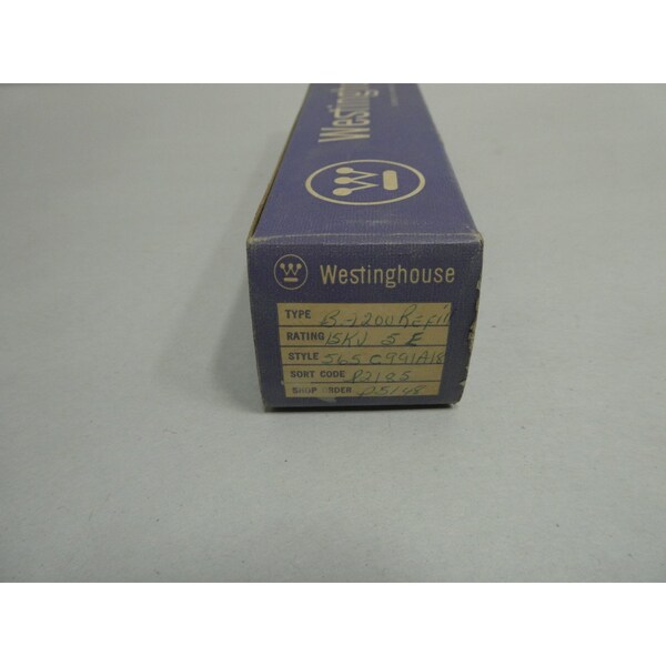 Westinghouse Medium-Voltage Fuse, 0.50A, Fast-Acting, 15000V AC - BA-200