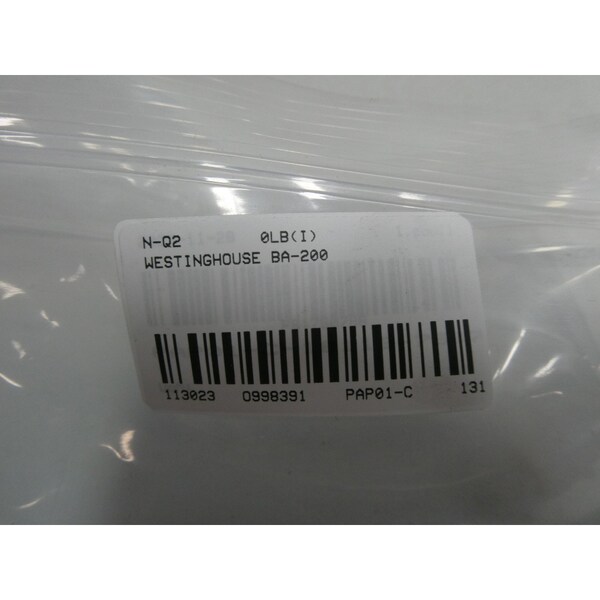 Westinghouse Medium-Voltage Fuse, 0.50A, Fast-Acting, 15000V AC - BA-200