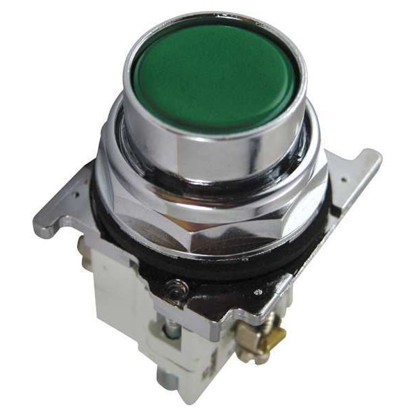 Botón pulsador no iluminado Eaton Cutler-Hammer, 30mm, verde - 10250T23G