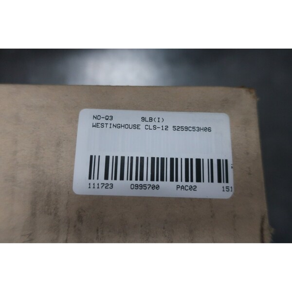 Westinghouse 230A AMP 5.08KV-AC MEDIUM VOLTAGE FUSE - CLS-12 5259C53H06