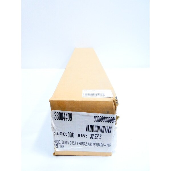 Ferraz Shawmut R 19A AMP 5080V-AC MEDIUM VOLTAGE FUSE - A051B1DAR0-19R