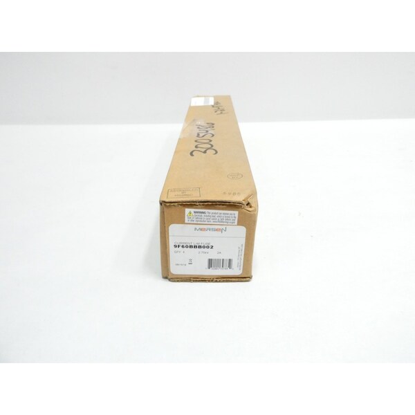 Mersen Medium-Voltage Fuse, BBB Series, 2A, Fast-Acting, 2750V AC, Cylindrical - 9F60BBB002