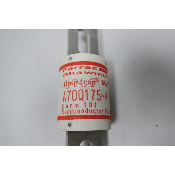 Ferraz Shawmut Semiconductor Fuse, A70Q Series, 175A, Very Fast-Acting, 700V AC, Blade - A70Q175-4