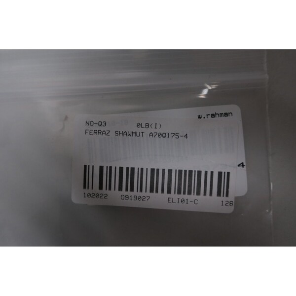 Ferraz Shawmut Semiconductor Fuse, A70Q Series, 175A, Very Fast-Acting, 700V AC, Blade - A70Q175-4