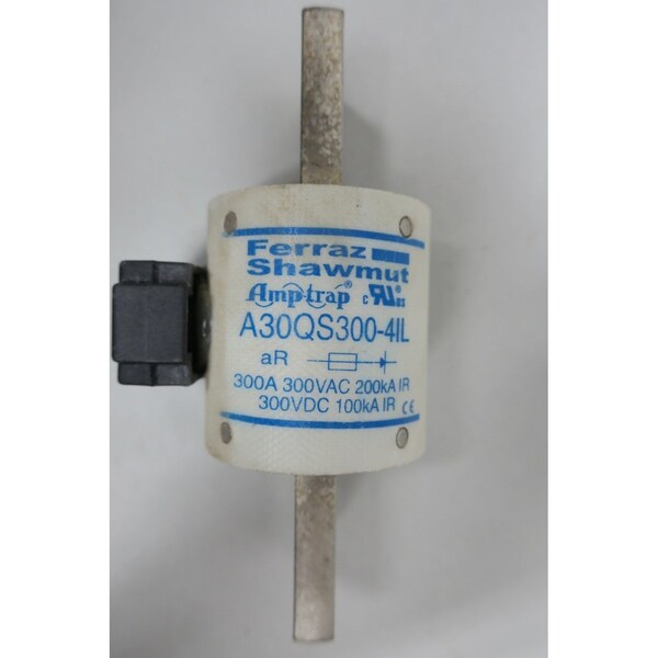 Ferraz Shawmut Semiconductor Fuse, A30QS Series, 300A, Very Fast-Acting, 300V AC - A30QS300-4IL