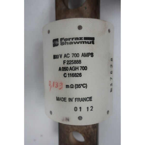 Ferraz Shawmut Automotive Fuse, 700A, Not Rated - 840C208F01 A050AGH700