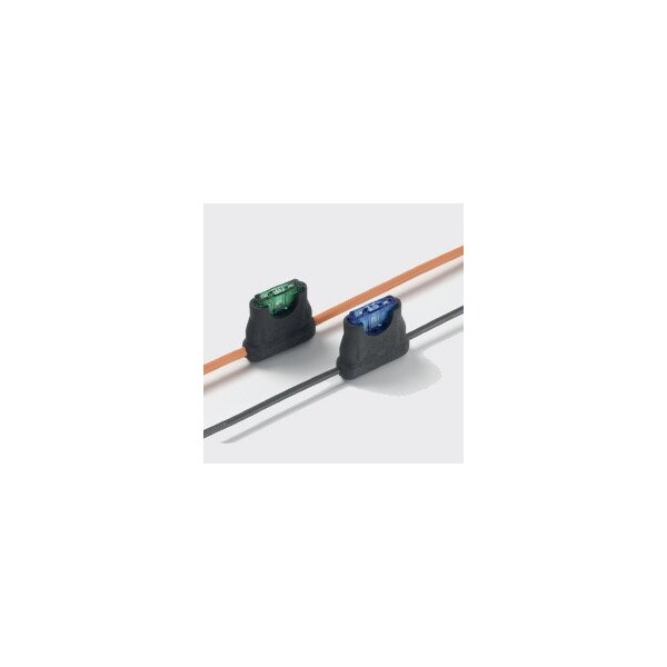 Littelfuse ATO Blade Fuse Two 4 16 Gauge Wires 20 Amp Maximum With One 30 Amp Fuse - FHA1BP