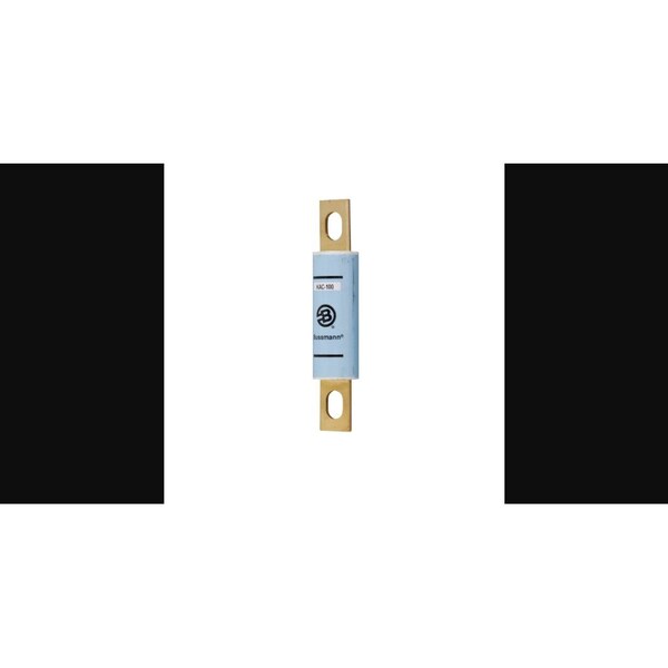 Eaton Bussmann Inline Fuse, KAC Series, 90A, Fast-Acting, 600V AC, Bolt-On - KAC-90