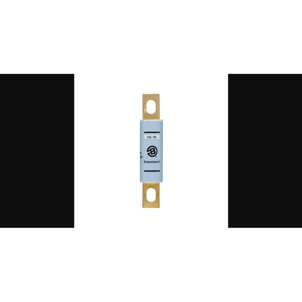 Eaton Bussmann Inline Fuse, KAC Series, 90A, Fast-Acting, 600V AC, Bolt-On - KAC-90