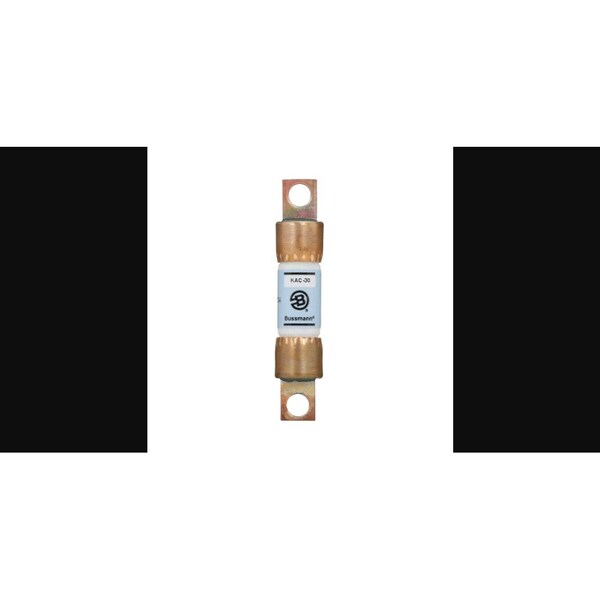 Eaton Bussmann Inline Fuse, KAC Series, 90A, Fast-Acting, 600V AC, Bolt-On - KAC-90