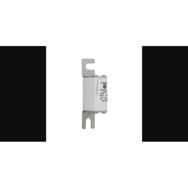 Eaton Bussmann Fuse Link, 170M Series, 100A, Very Fast-Acting, 690V AC, Bolt-In - 170M1317
