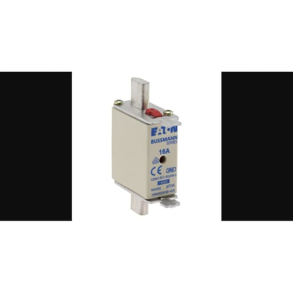 Eaton Bussmann Inline Fuse, NHG Series, 16A, 400V AC, Square - 16NHG000B-400