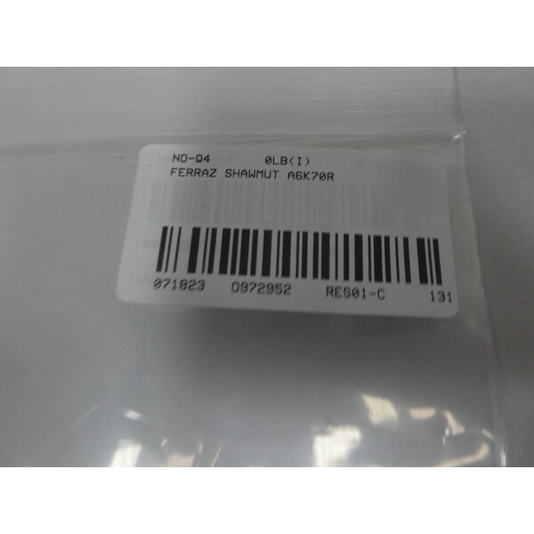 Ferraz Shawmut Automotive Fuse, A6K-R Series, 70A, 300V DC - A6K70R