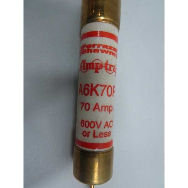 Ferraz Shawmut Automotive Fuse, A6K-R Series, 70A, 300V DC - A6K70R