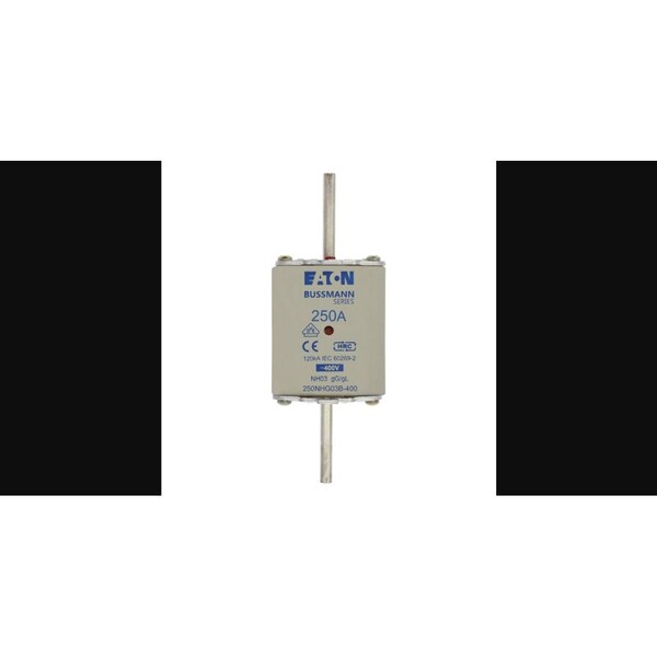 Eaton Bussmann Inline Fuse, NHG Series, 250A, 400V AC, Square - 250NHG03B-400