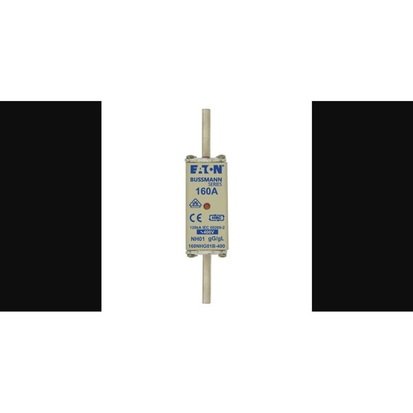 Eaton Bussmann Inline Fuse, NHG Series, 80A, 400V AC, Square - 80NHG01B-400