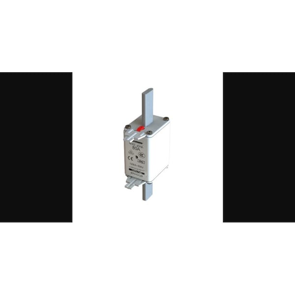 Eaton Bussmann Inline Fuse, NHG Series, 80A, 500V AC, Square/Blade - 80NHG02B