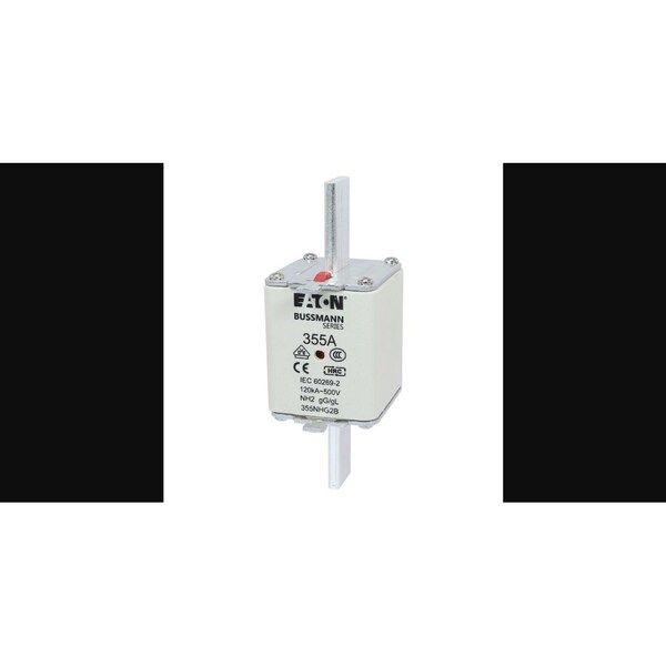 Eaton Bussmann Inline Fuse, NHG Series, 355A, 500V AC, Square/Blade - 355NHG2B