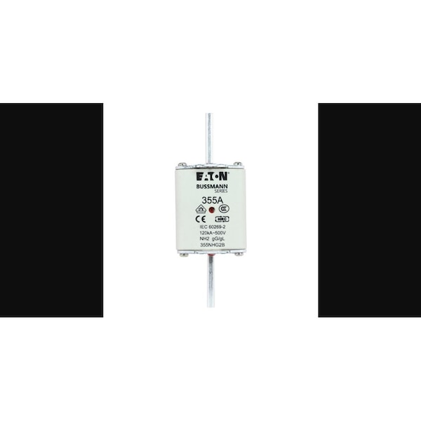Eaton Bussmann Inline Fuse, NHG Series, 355A, 500V AC, Square/Blade - 355NHG2B