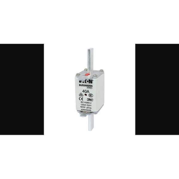 Eaton Bussmann Inline Fuse, NHG Series, 40A, 500V AC, Square/Blade - 40NHG02B