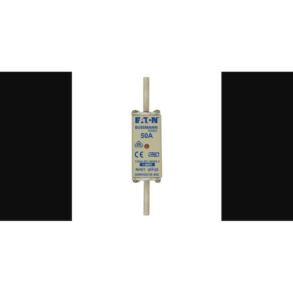 Eaton Bussmann Inline Fuse, NHG Series, 50A, 400V AC, Square - 50NHG01B-400