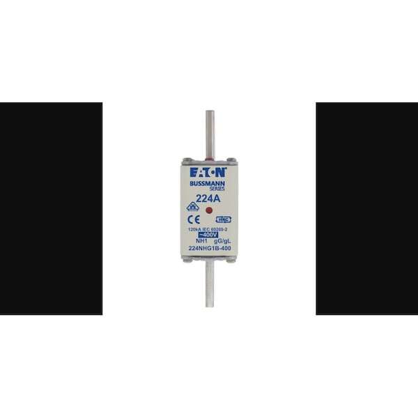 Eaton Bussmann Inline Fuse, NHG Series, 224A, 400V AC, Square - 224NHG1B-400