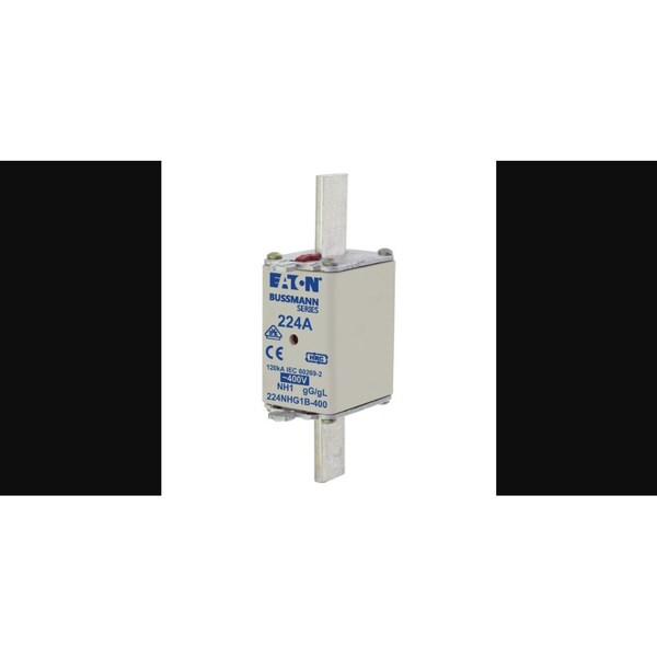 Eaton Bussmann Inline Fuse, NHG Series, 224A, 400V AC, Square - 224NHG1B-400