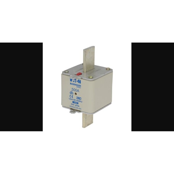 Eaton Bussmann Inline Fuse, NHG Series, 500A, 400V AC, Square - 500NHG3B-400