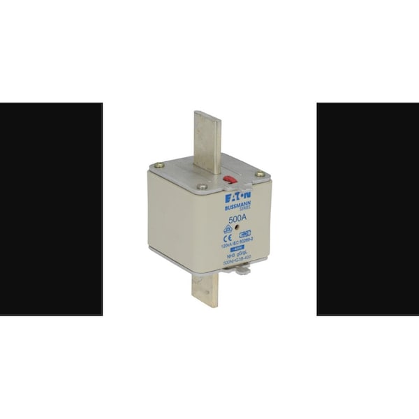 Eaton Bussmann Inline Fuse, NHG Series, 500A, 400V AC, Square - 500NHG3B-400