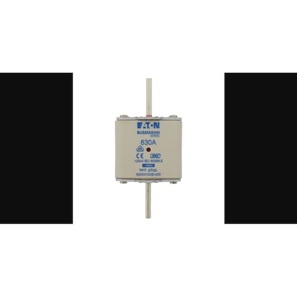 Eaton Bussmann Inline Fuse, NHG Series, 500A, 400V AC, Square - 500NHG3B-400