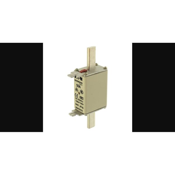 Eaton Bussmann Inline Fuse, NHG Series, 50A, 500V AC, Square/Blade - 50NHG01B