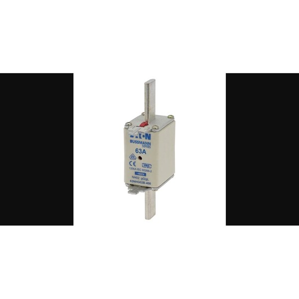 Eaton Bussmann Inline Fuse, NHG Series, 63A, 400V AC, Square - 63NHG02B-400