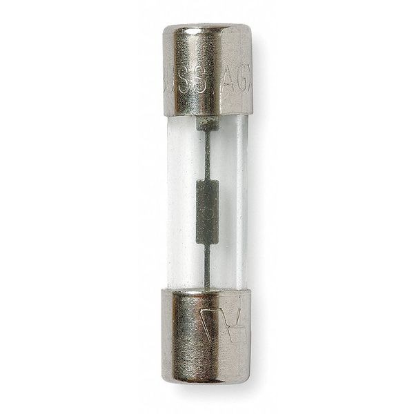 Eaton Bussmann Glass Fuse, AGX Series, Fast-Acting, 20A, 250V AC, 200A at 250V AC, 5 PK - AGX-20
