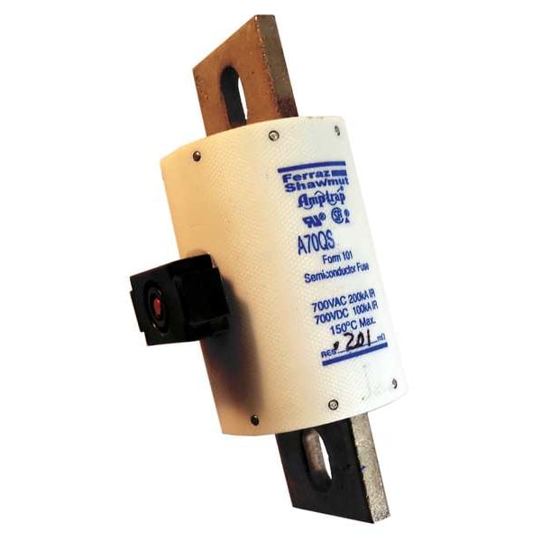 Mersen Semiconductor Fuse, A70QS Series, 500A, Fast-Acting, 700V AC, Bolt-On - A70QS500-4IL